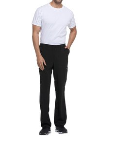 Dickies Medical DKE015 - Men's drawstring trousers with standard waistband Black