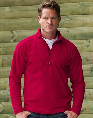 Russell Europe R-881M-0 - 1/4 Zip Microfleece