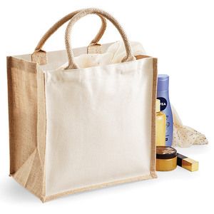 Westford Mill WM421 - Printers midi jute bag