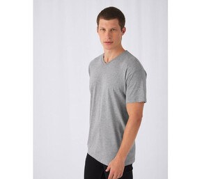 B&C BC163 - Mens T Shirt V-Neck 100% Cotton