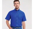 Russell Collection JZ933 - Men's Oxford Cotton Short Sleeve Shirt