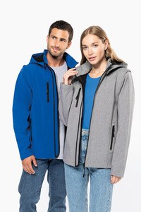 Kariban K422 - Unisex 3-layer softshell hooded jacket with removable sleeves