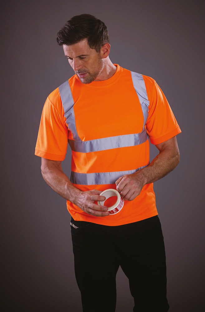 Yoko YHVJ410 Hi Vis Short Sleeved T shirt Wordans Luxembourg
