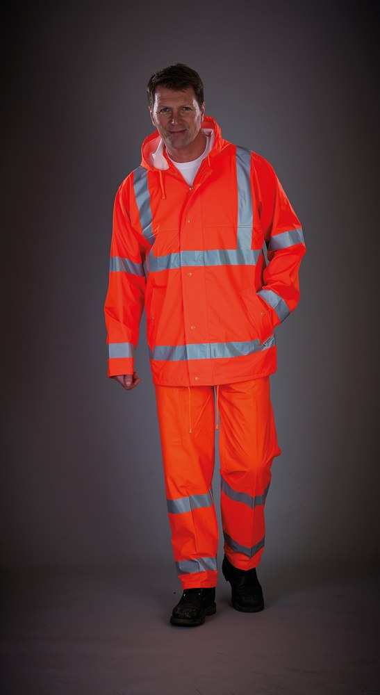 Hi vis rain suit sale