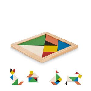 GiftRetail MO6693 - TANGRAM Tangram puzzle in wood