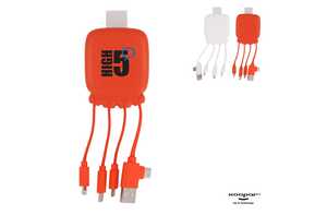 Intraco LT41410 - 3192 | Xoopar Octopus Gamma 2 Bio Charging cable with 3.000mAh Powerbank